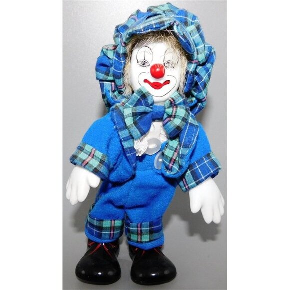 9815/468 Lot 4 Clown Figurines - Perfect for Any Clown Enthusiast - Picture 2 of 16